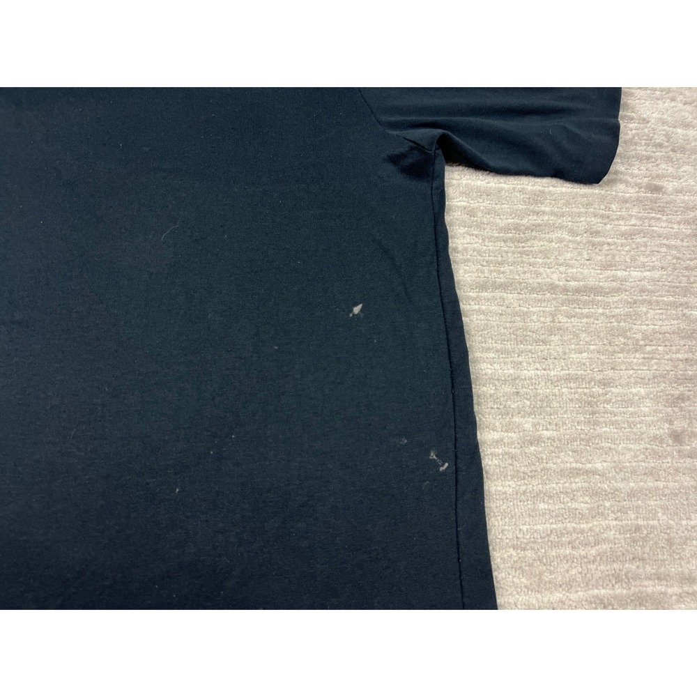 Hartwell Polo Shirt Mens XXL Black Ocean City-Wright Fire Dist Vintage Made USA - Picture 9 of 10